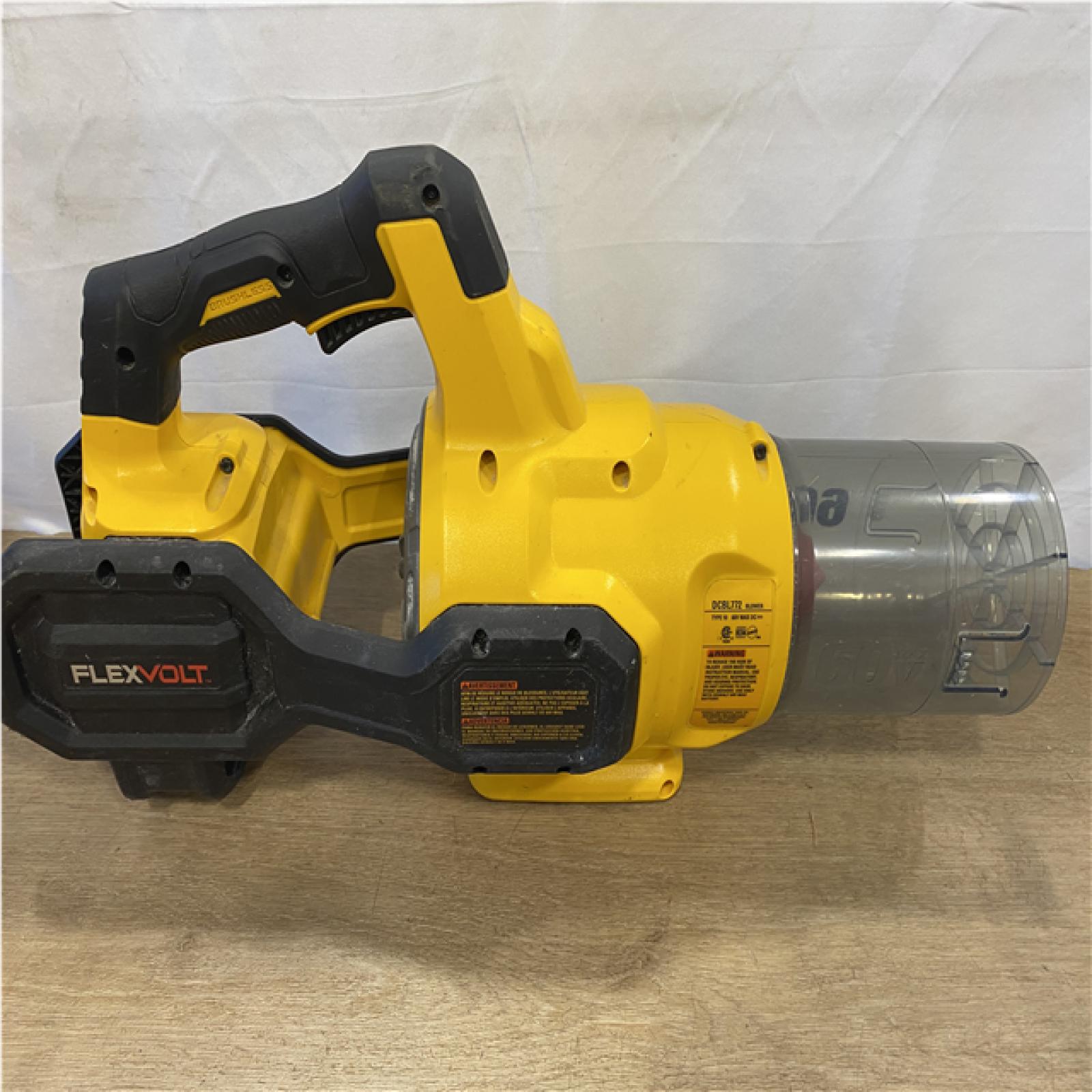 AS-IS DEWALT FLEXVOLT 60V MAX 125 MPH 600 CFM Brushless Cordless Battery Powered Blower Kit