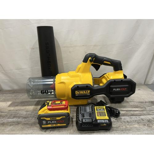 AS-IS DEWALT FLEXVOLT 60V MAX 125 MPH 600 CFM Brushless Cordless Battery Powered Blower Kit