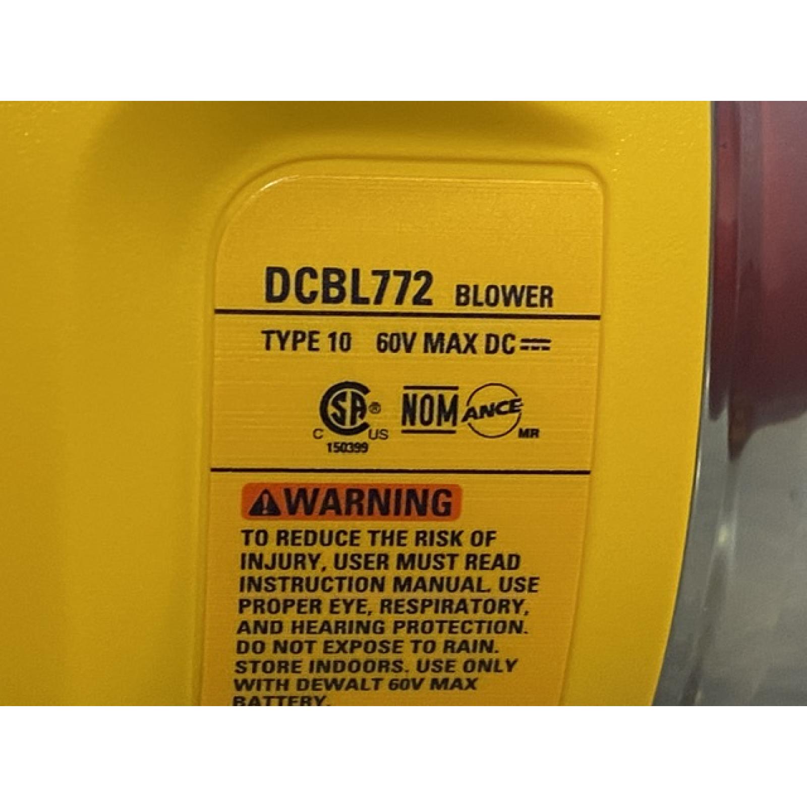 AS-IS DEWALT FLEXVOLT 60V MAX 125 MPH 600 CFM Brushless Cordless Battery Powered Blower Kit