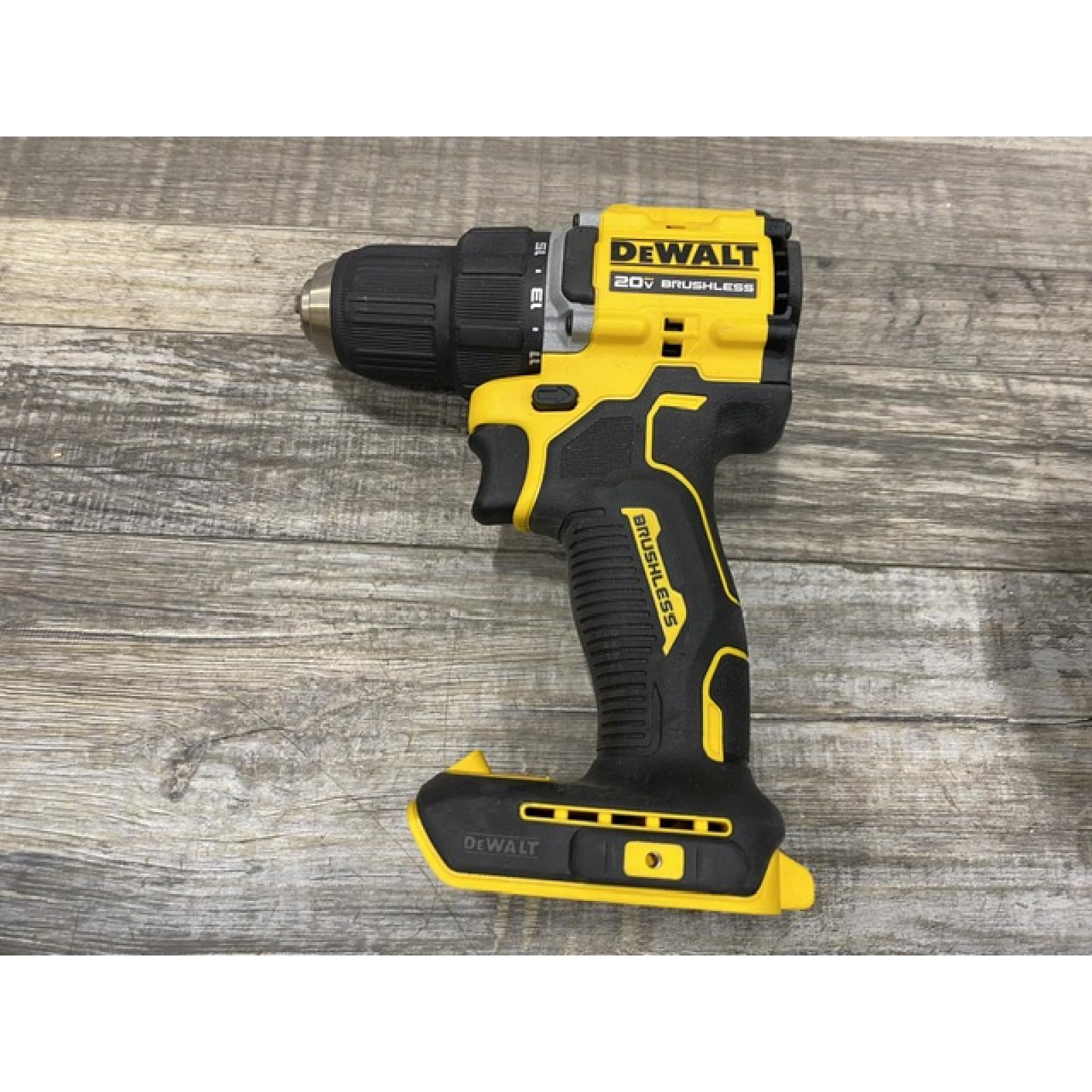 AS-IS DEWALT Atomic 20V Lithium-Ion Cordless Compact 1/2 in. Drill/Driver Kit