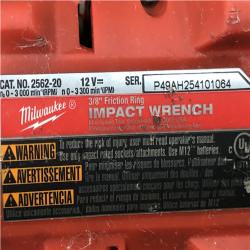 AS-IS Milwaukee FUEL 12V Lithium-Ion Brushless Cordless Stubby 3/8 in. Impact Wrench (Tool-Only)