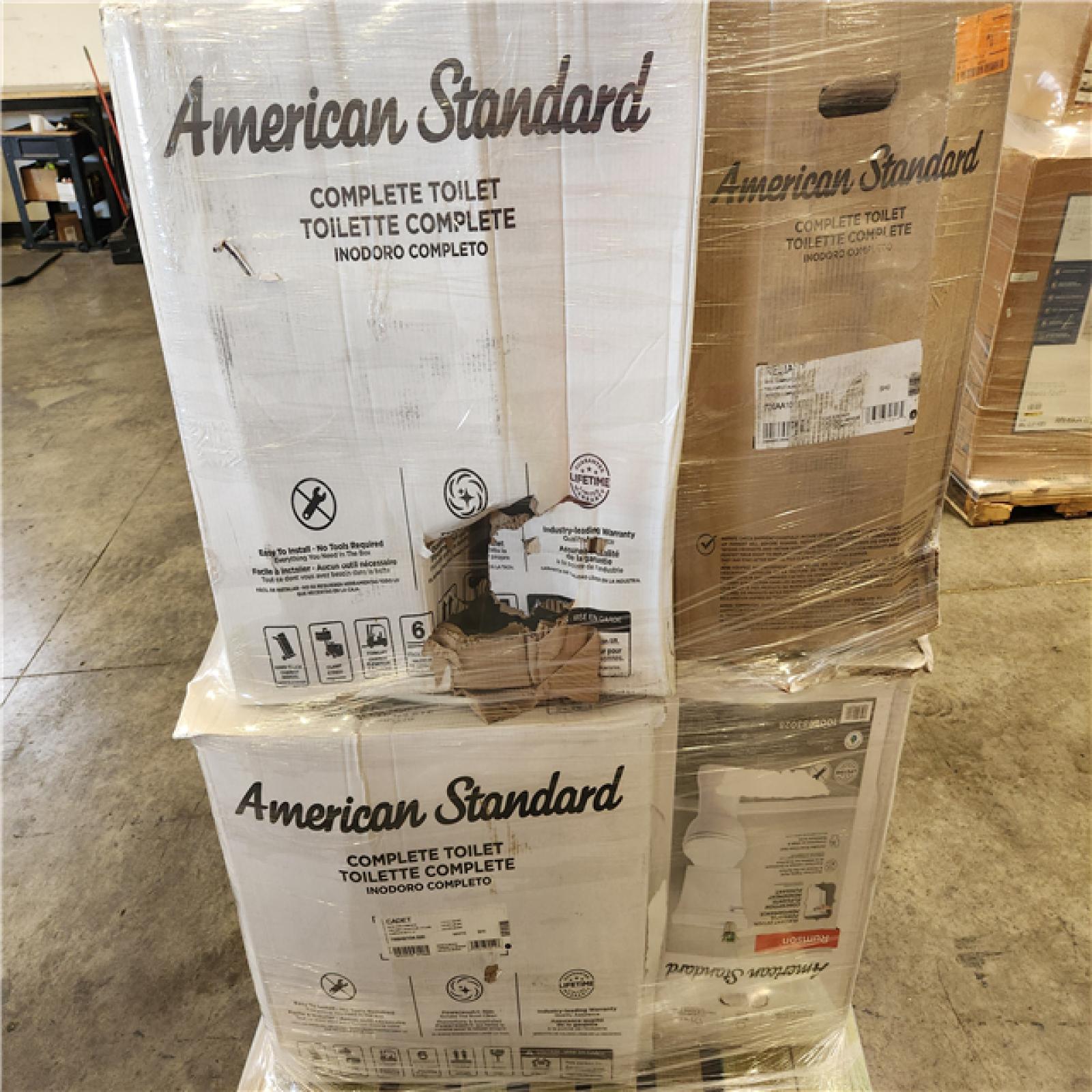 Phoenix Location AS-IS Mixed American Standard Toilet Pallet (6-Total)