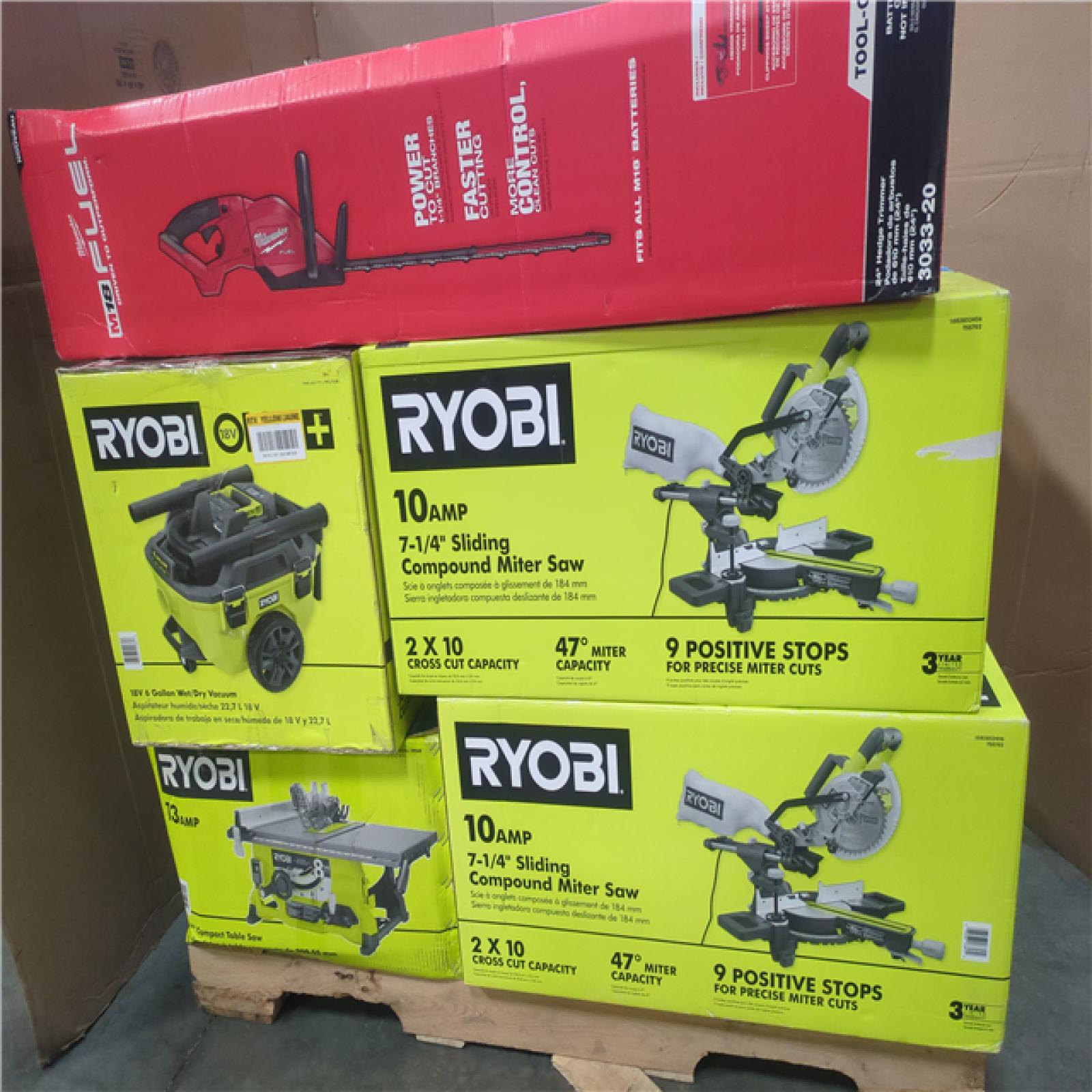 CALIFORNIA AS-IS TOOL PALLET