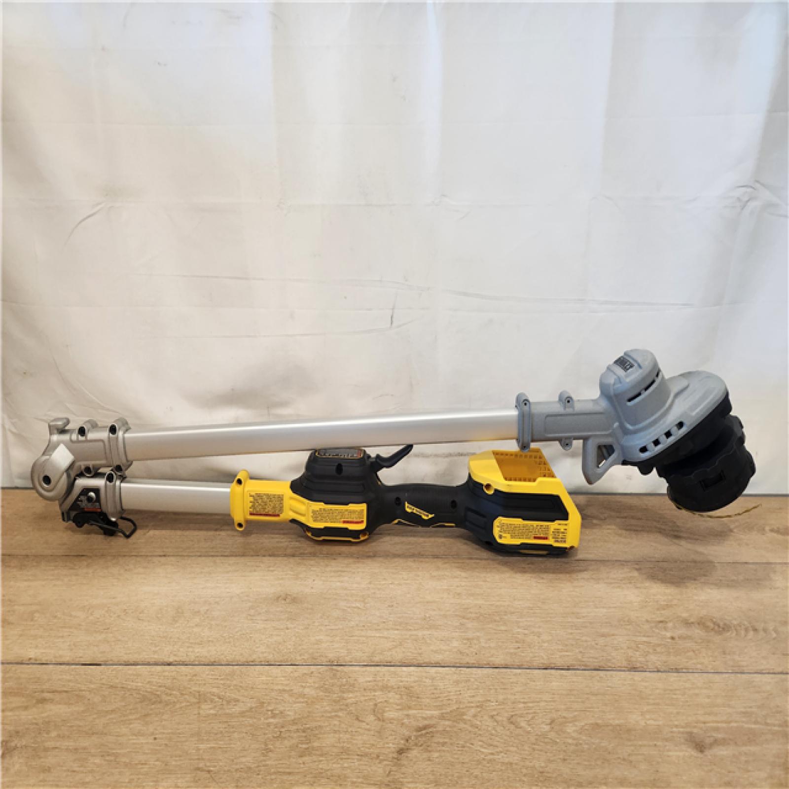 AS-IS- DeWalt 20V MAX 14 in. Brushless Cordless Battery Powered Foldable String Trimmer Kit with (1) 5 Ah Battery & Charger