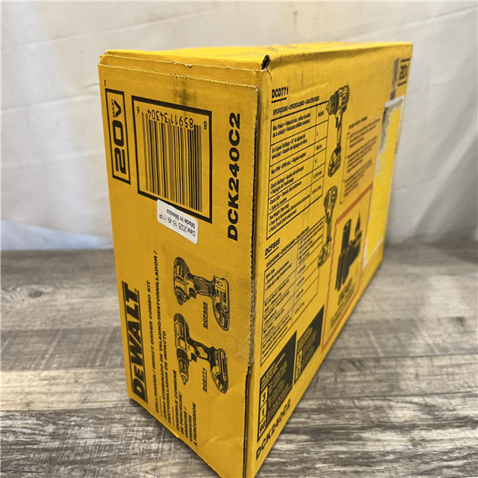 NEW - DEWALT 20V MAX Cordless Drill/Impact 2 Tool Combo Kit