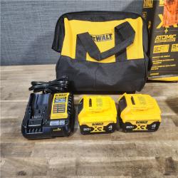 HOUSTON LOCATION - AS-IS DEWALT 20V MAX XR Hammer Drill and ATOMIC Impact Driver 2 Tool Cordless Combo Kit with (2) 4.0Ah Batteries, Charger, and Bag