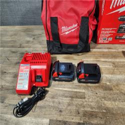 HOUSTON LOCATION - AS-IS Milwaukee M18 18V Lithium-Ion Brushless Cordless Compact Drill/Impact Combo Kit (2-Tool) W/(2) 2.0 Ah Batteries  Charger & Bag