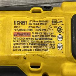 AS-IS DEWALT 20V MAX XR Cordless 1/2 in. Impact Wrench (Tool Only)