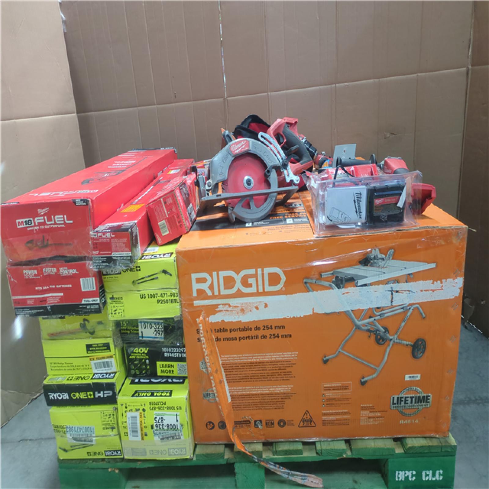 CALIFORNIA AS-IS TOOL PALLET