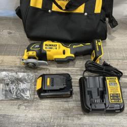 AS-IS DEWALT 20V MAX XR Cordless Brushless 3-Speed Oscillating Multi Tool Kit