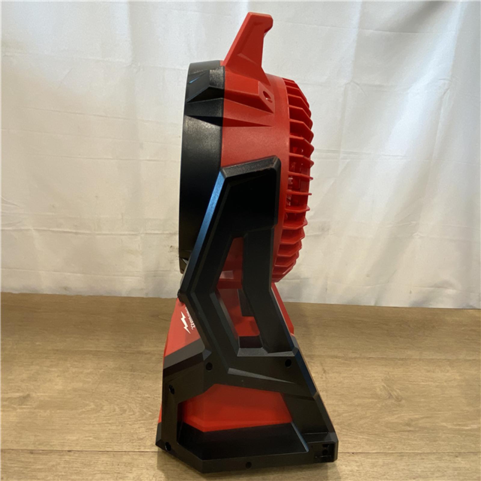 AS-IS Milwaukee 18-Volt Lithium-Ion Brushless Cordless PACKOUT Jobsite Fan (Tool-Only)