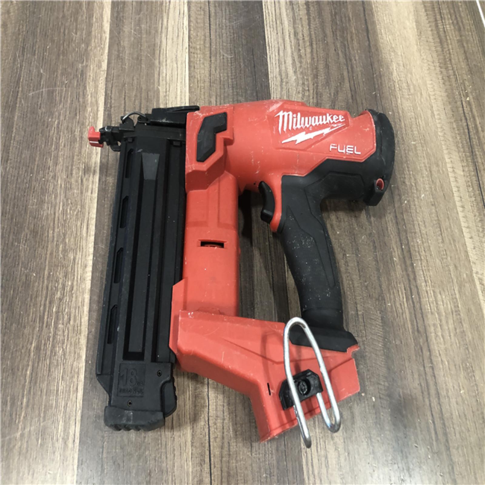 AS-IS Milwaukee  FUEL 18-Volt Lithium-Ion Brushless Cordless Gen II 18-Gauge Brad Nailer (Tool-Only)