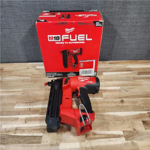 HOUSTON LOCATION - AS-IS Milwaukee  FUEL 18-Volt Lithium-Ion Brushless Cordless Gen II 18-Gauge Brad Nailer (Tool-Only)