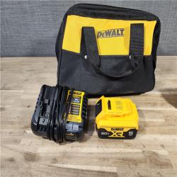 HOUSTON LOCATION - AS-IS Dewalt 20V MAX Lithium-Ion Cordless 1/2 in. Impact Wrench Kit W/ BATTERY & CHARGER
