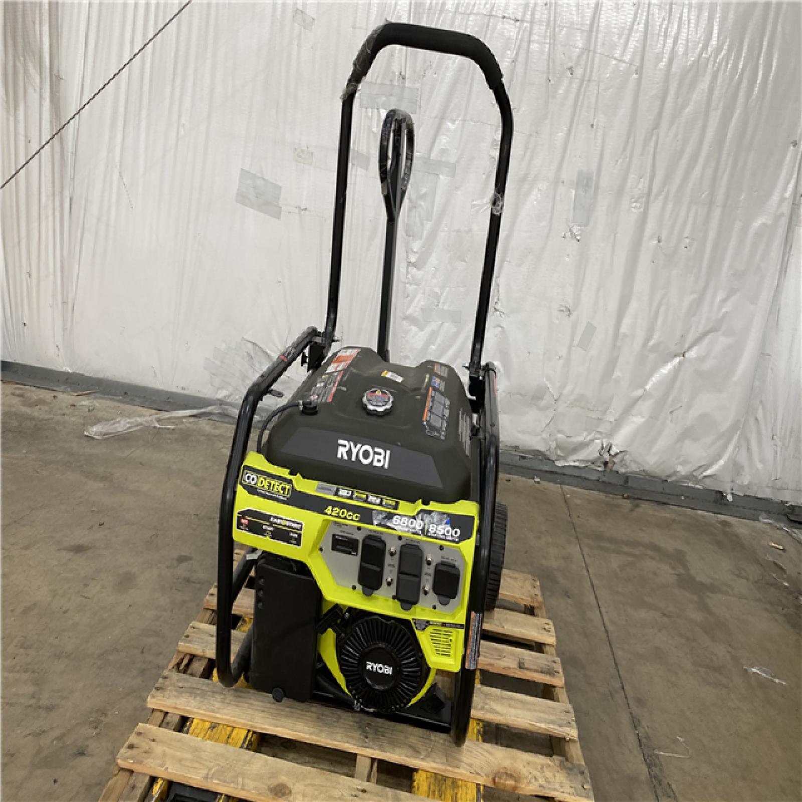 Houston Location - AS IS Ryobi 6800 Running Watts Generator