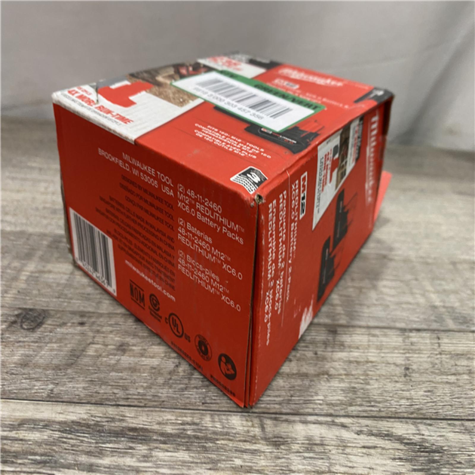 NEW - Milwaukee 12V Lithium-Ion XC Extended Capacity Battery Pack 6. 0Ah (2-Pack)