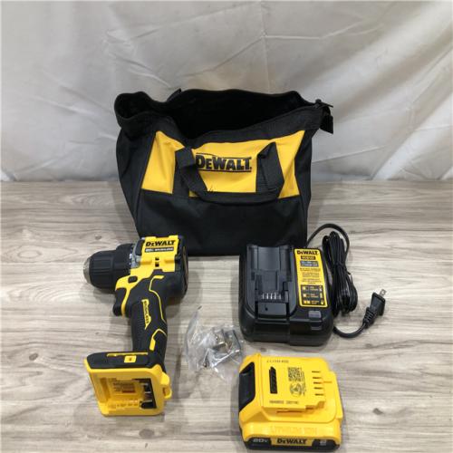 AS-IS DEWALT Atomic 20V Lithium-Ion Cordless Compact 1/2 in. Drill/Driver Kit