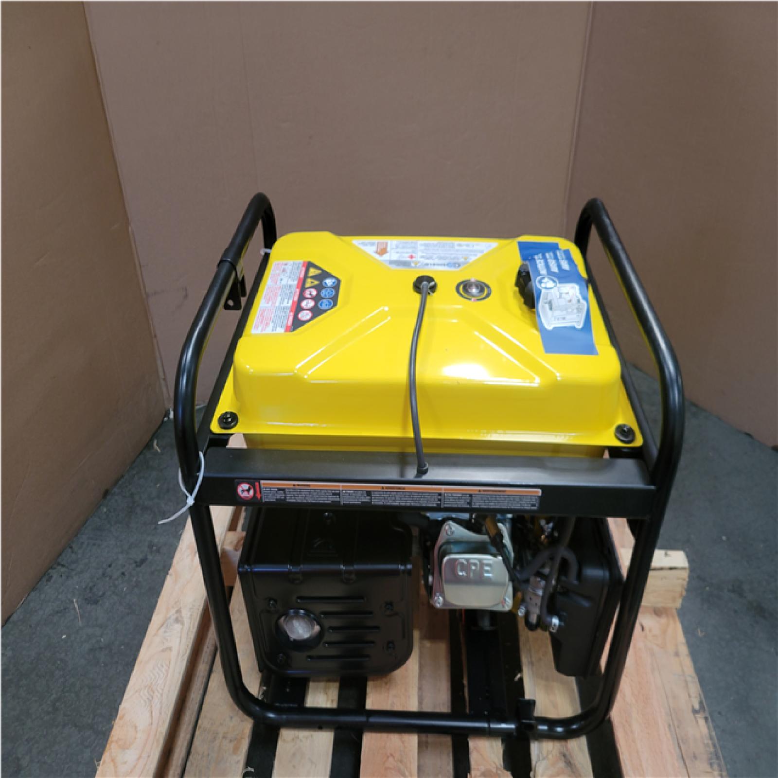 CALIFORNIA AS-IS CHAMPION 5 300 STARTING WATT 4 250 RUNNING WATT DUAL FUEL GENERATOR