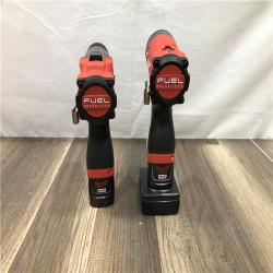 AS-IS Milwaukee FUEL 12-Volt Lithium-Ion Brushless Cordless Hammer Drill and Impact Driver Combo Kit