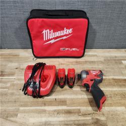 HOUSTON LOCATION - AS - IS Milwaukee FUEL SURGE 12V Lithium-Ion Brushless Cordless 1/4 in. Hex Impact Driver Compact Kit