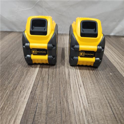 AS-IS DEWALT FLEXVOLT 20V/60V MAX Lithium-Ion 6.0Ah Battery Pack (2 Pack)