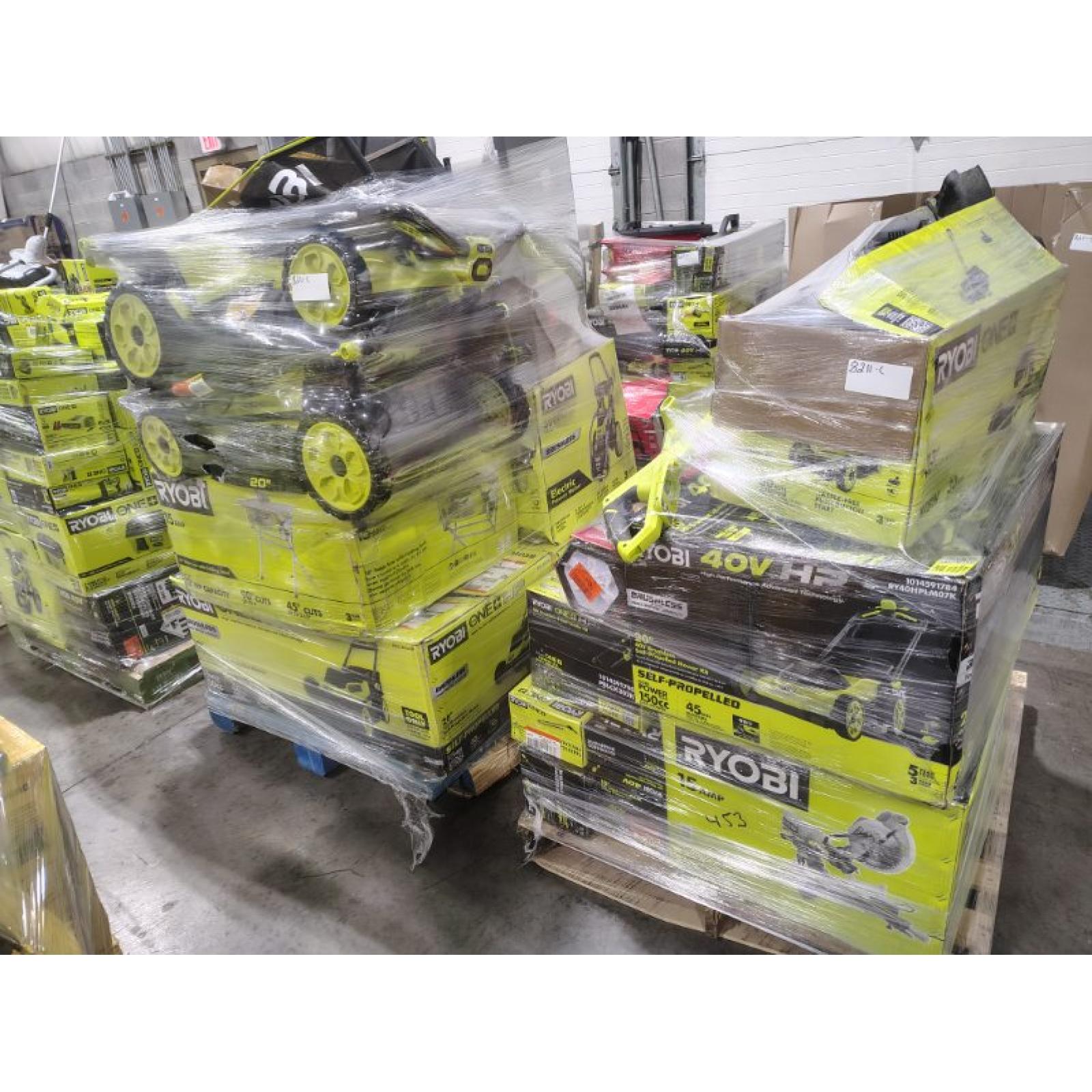 Pittston Location As-Is Power Tools Partial Truckload (11 Pallets) 8211-C