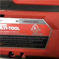 AS-IS Milwaukee FUEL 12V Lithium-Ion Cordless Oscillating Multi-Tool (Tool-Only)