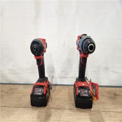 AS-IS- Milwaukee FUEL 18V Lithium-Ion Brushless Cordless Hammer Drill and Impact Driver Combo Kit