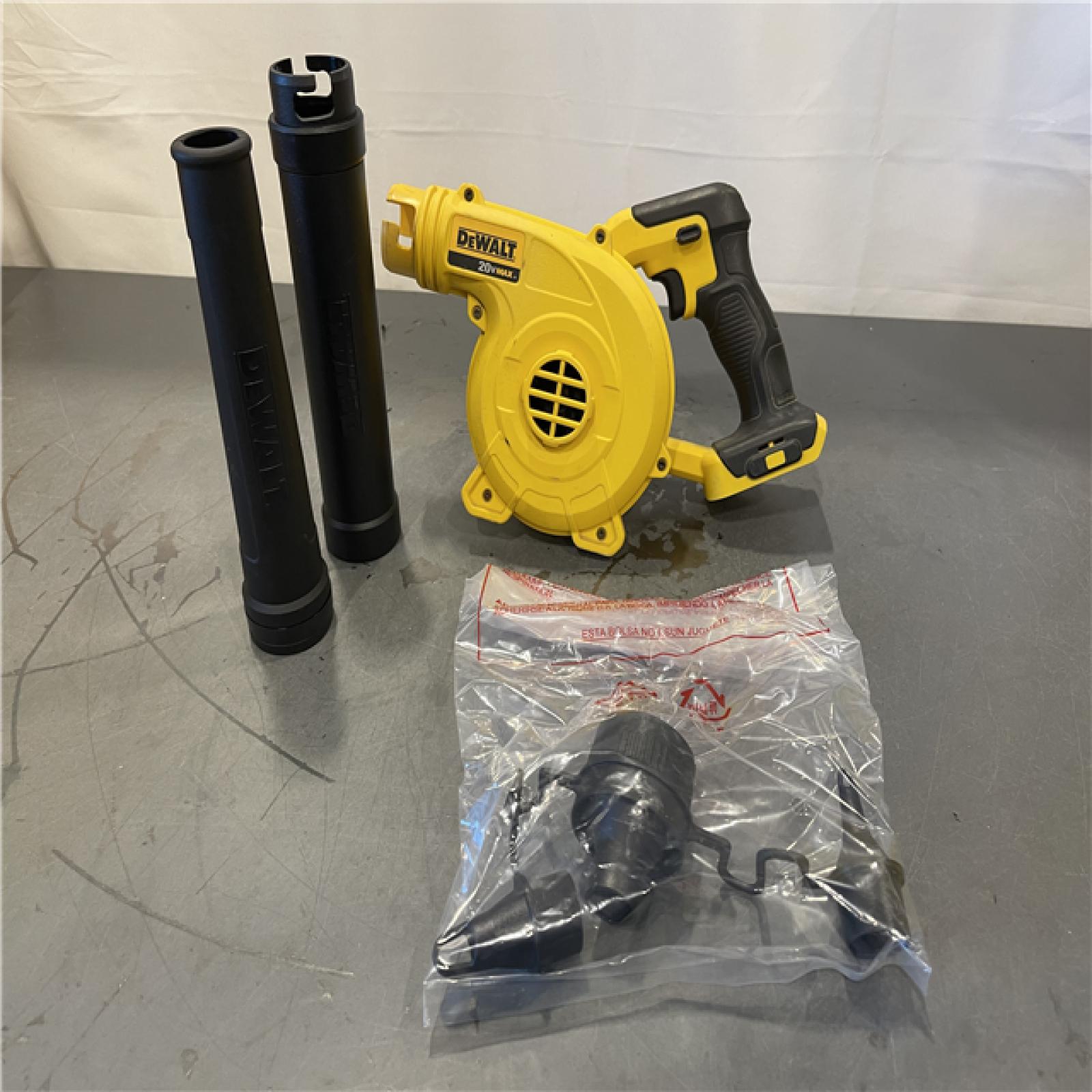 AS-IS - DEWALT 20V MAX Cordless Compact Jobsite Blower 135 MPH 100 CFM