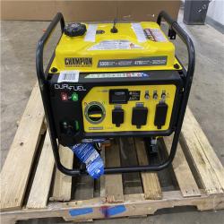 Houston Location - AS-IS Champion Dual Fuel 4250 Running Watts Generator