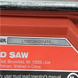 AS-IS Milwaukee FUEL 18V Lithium-Ion Brushless Cordless Compact Bandsaw (Tool-Only)