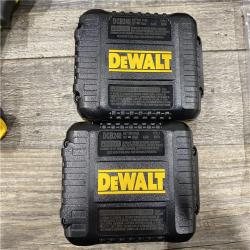 AS-IS DEWALT 20-Volt Maximum Lithium-Ion Cordless 4-Tool Combo Kit with (2) 4 Ah Batteries and Charger