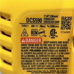 AS-IS DEWALT 20-Volt MAX 7-1/4 in. Cordless Circular Saw (Tool Only)