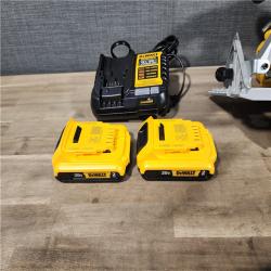 HOUSTON LOCATION - AS-IS DEWALT 20-Volt MAX Lithium-Ion Cordless 5-Tool Combo Kit with (2) 2.0 Ah Battery and Charger