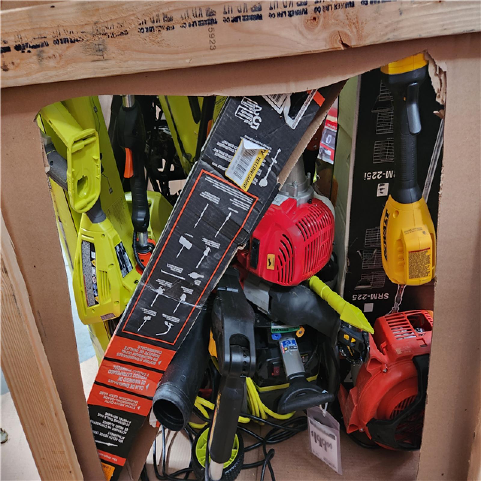 CALIFORNIA AS-IS OUTDOOR POWER EQUIPMENT