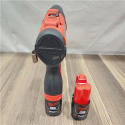 AS-IS- Milwaukee Tool M12 3/8 in. Brushless Cordless Drill/Driver Kit (Battery & Charger)