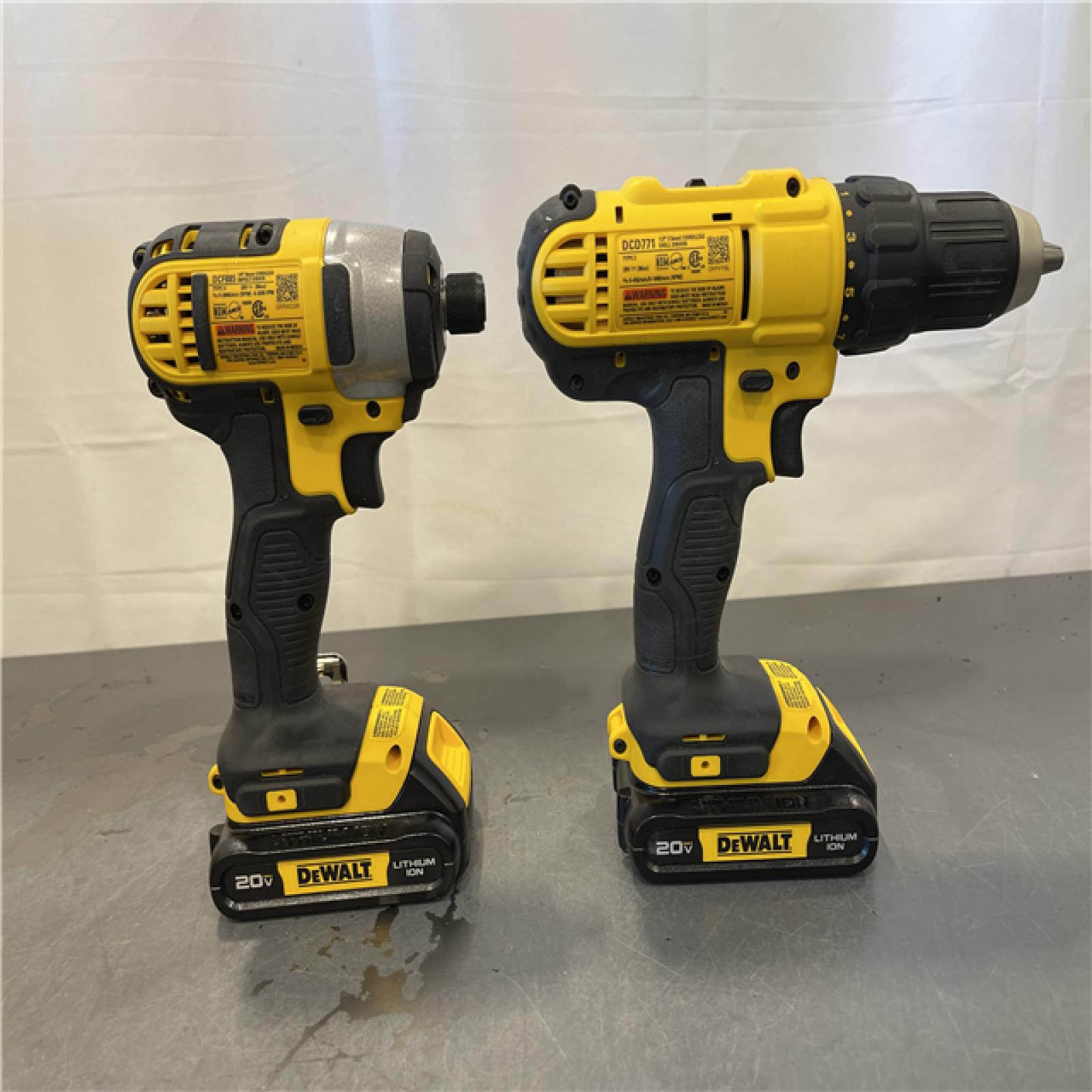 AS-IS - DeWalt 20V MAX Cordless Drill/Impact 2 Tool Combo Kit