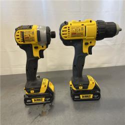 AS-IS - DeWalt 20V MAX Cordless Drill/Impact 2 Tool Combo Kit