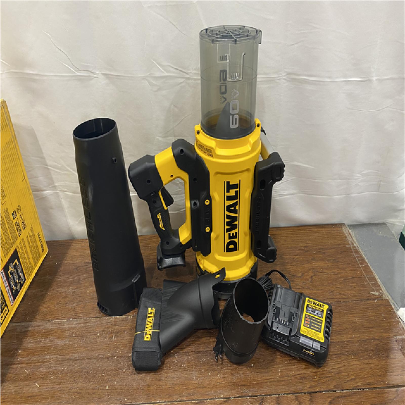 AS-IS DEWALT FLEXVOLT 60V MAX 160 MPH 760 CFM Brushless Cordless  and Charger