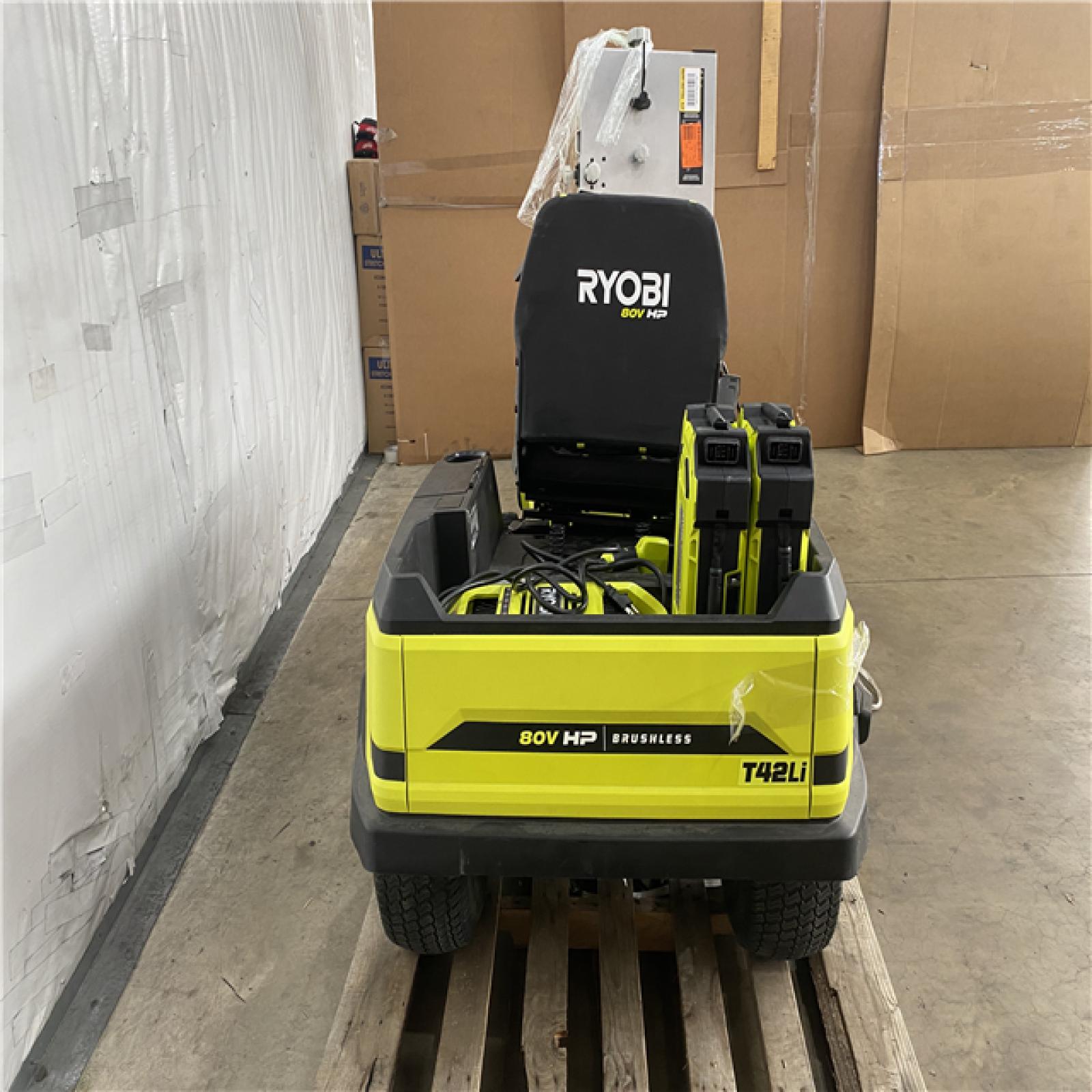 Houston Location AS IS - Ryobi 80V HP Riding Mower
