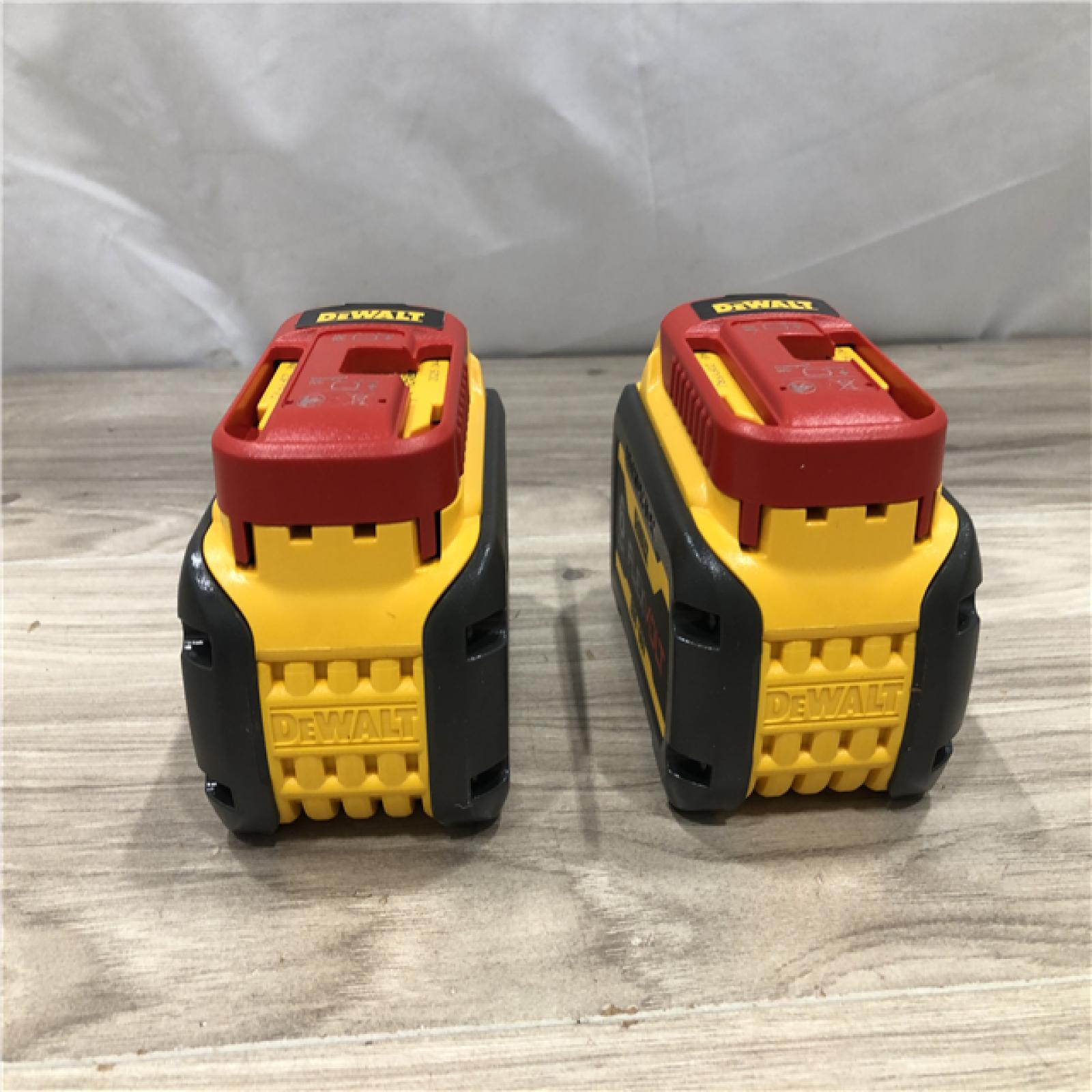 AS-IS DEWALT FLEXVOLT 20-Volt/60-Volt MAX Lithium-Ion 6.0Ah Battery Pack (2-Pack)