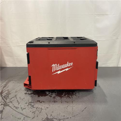 AS-IS- Milwaukee  M18 PACKOUT Cordless Lithium-Ion Light/Charger (Tool Only)