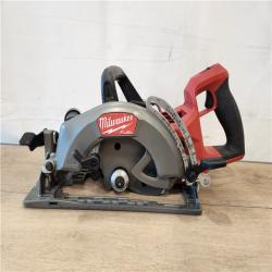 AS-IS- Milwaukee  FUEL 18V Lithium-Ion Cordless 7-1/4 in. Rear Handle Circular Saw (Tool-Only)