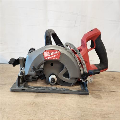 AS-IS- Milwaukee  FUEL 18V Lithium-Ion Cordless 7-1/4 in. Rear Handle Circular Saw (Tool-Only)