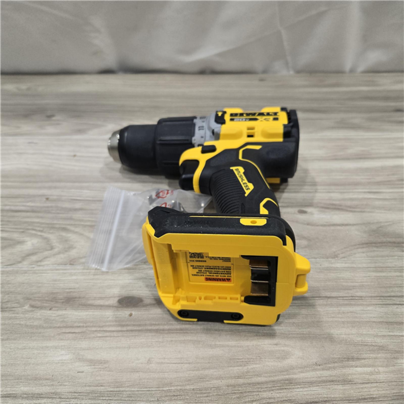 AS-IS DEWALT 20V Compact Cordless 1/2 in. Hammer Drill (Tool-Only)