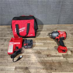 HOUSTON LOCATION - AS-IS Milwaukee M18 FUEL 18-Volt Lithium-Ion Brushless Cordless 1/2 in. Impact Wrench with Friction Ring W/ BATTERY & CHARGER