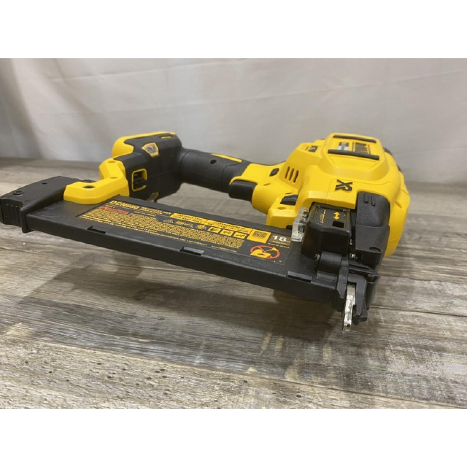AS-IS DEWALT 20V MAX XR Lithium-Ion Electric Cordless 18-Gauge Brad Nailer (Tool Only)
