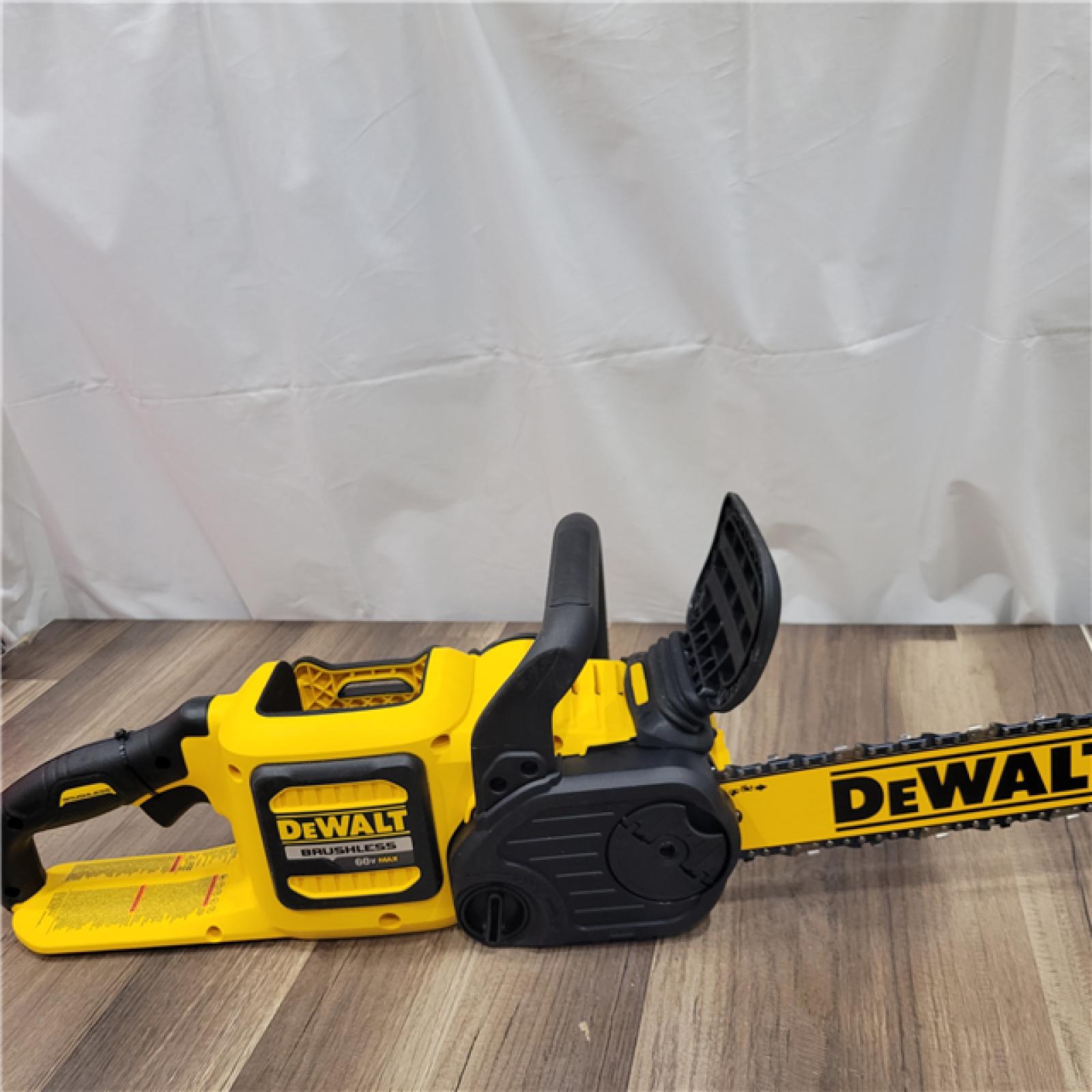 AS-IS   DEWALT DCCS672B FLEXVOLT 60V MAX Brushless Cordless 18 Chainsaw (Tool Only)