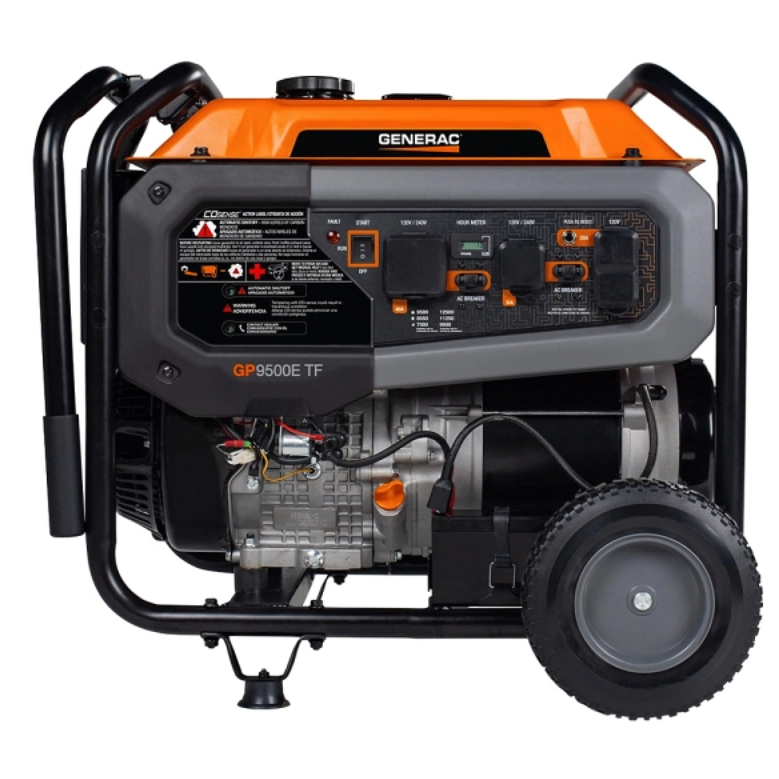 DALLAS LOCATION - GENERAC 9.5kW GP5000E Tri Fuel Portable Generator (CARB Compliant)