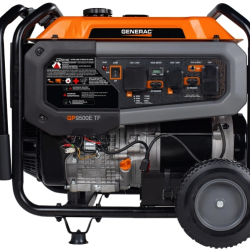 DALLAS LOCATION - GENERAC 9.5kW GP5000E Tri Fuel Portable Generator (CARB Compliant)